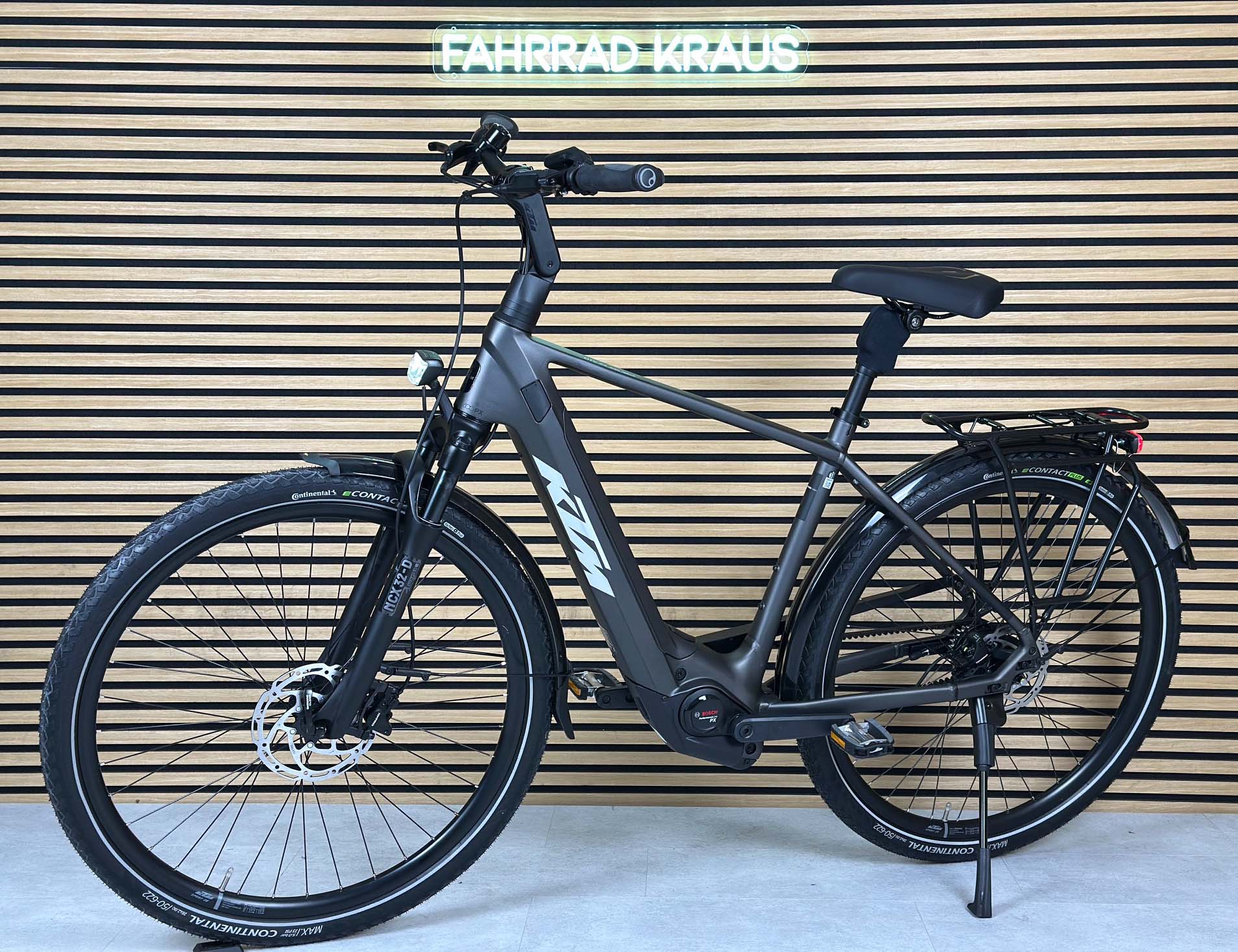 KTM MACINA CITY PX 830 BELT grau | 800WH | E-Bike Herren City | 2026 | Freilauf