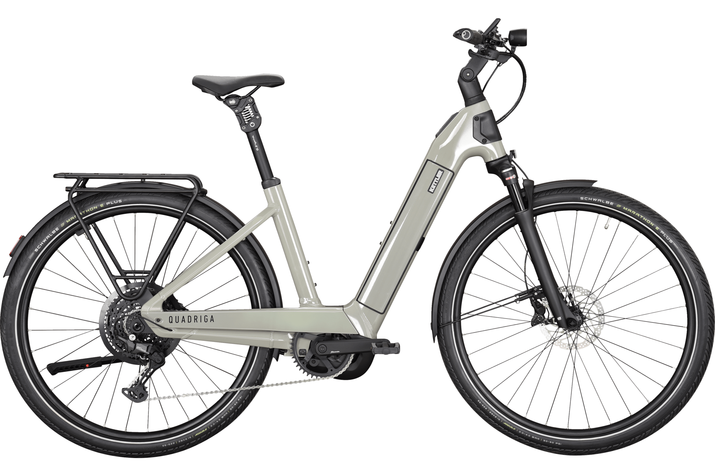 Kettler QUADRIGA CX10 grau (hell) | 800WH | E-Bike Damen Trekking | 2025 | Kettenschaltung