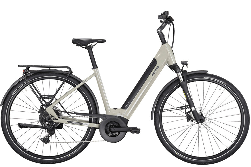 Kettler E-TRAVELLER GOLD P9 grau (hell) | 625WH | E-Bike Damen Trekking | 2024 | Kettenschaltung