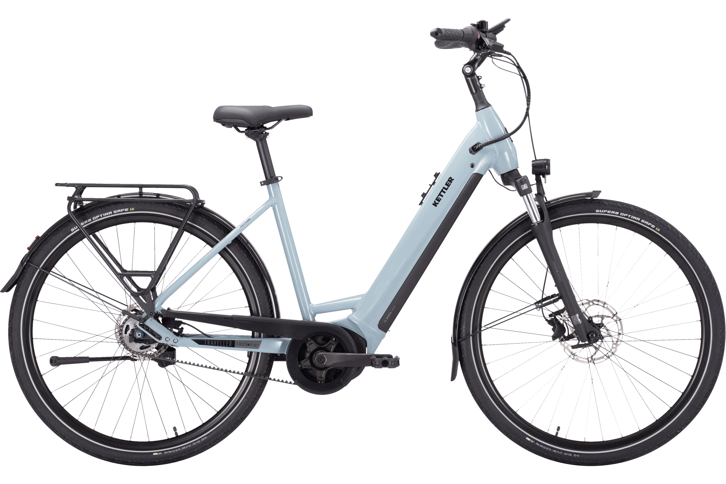Kettler E-TRAVELLER GOLD 5 PLUS BELT grau (hell) | 625WH | E-Bike Damen City | 2024 | Rücktritt