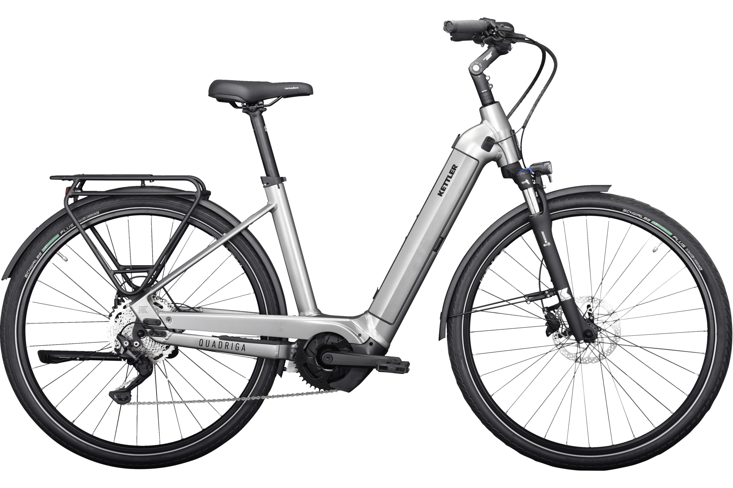 Kettler QUADRIGA P10 silber | 625WH | E-Bike Damen Trekking | 2024 | Kettenschaltung