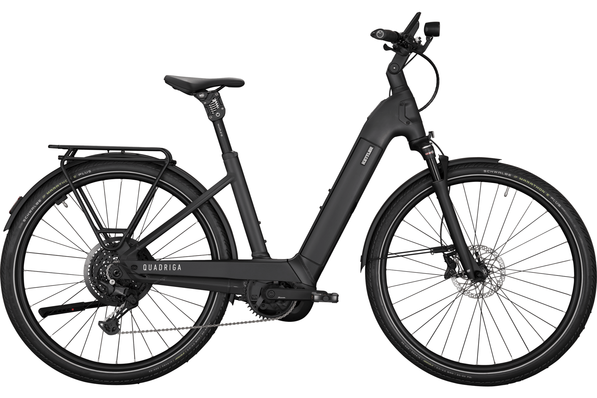 Kettler QUADRIGA CX10 schwarz | 800WH | E-Bike Damen Trekking