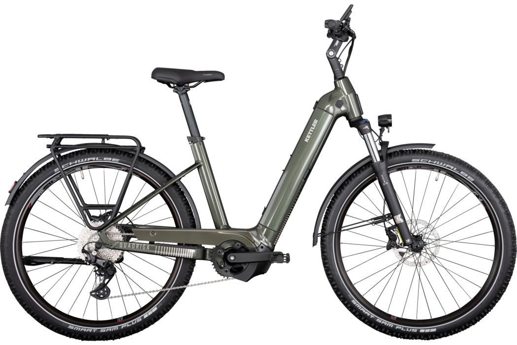 Kettler QUADRIGA TOWN & COUNTRY CX10 LG grün | 625WH | E-Bike Damen Trekking | 2024 | Kettenschaltung