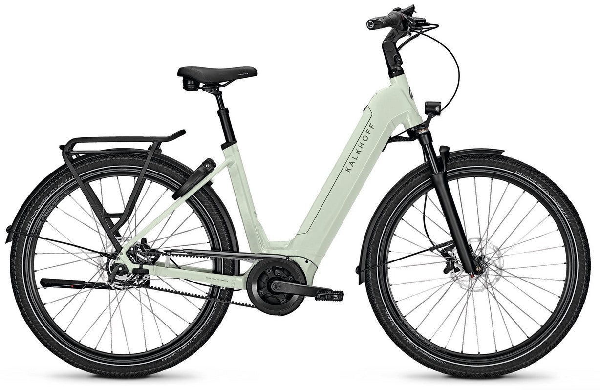 Kalkhoff IMAGE 5 ADVANCE+ grau (hell) | 625WH | E-Bike Damen City | 2024 | Freilauf