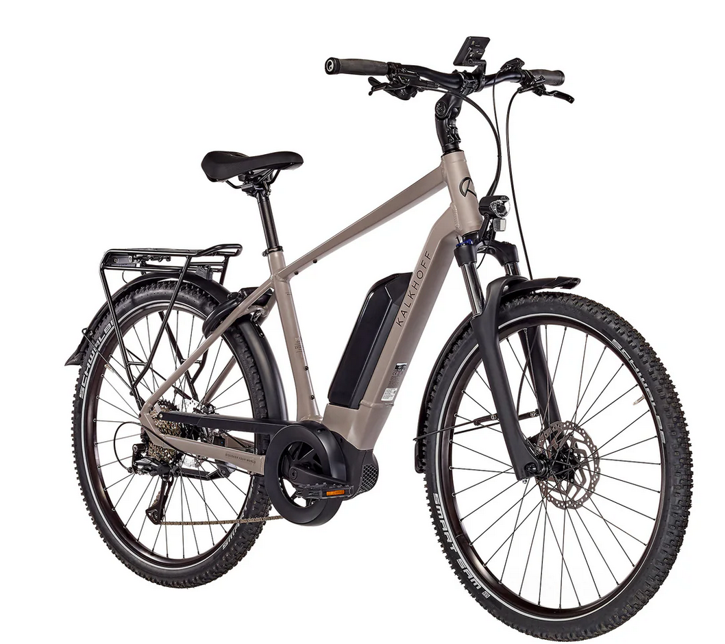 Kalkhoff ENTICE 1 MOVE grau | 545WH | E-Bike Herren Trekking | 2024 | Kettenschaltung