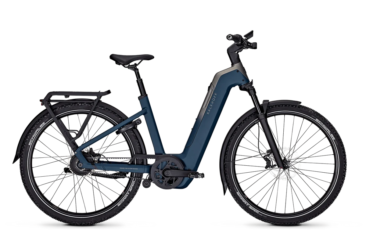 Kalkhoff ENTICE 5+ ADVANCE BELT blau | 800WH | E-Bike Damen Trekking | 2025 | Enviolo