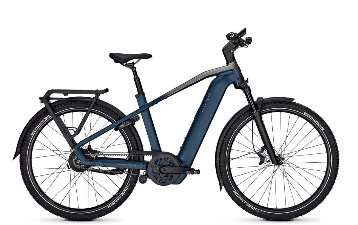Kalkhoff ENTICE 5+ ADVANCE BELT blau | 800WH | E-Bike Herren Trekking | 2025 | Enviolo