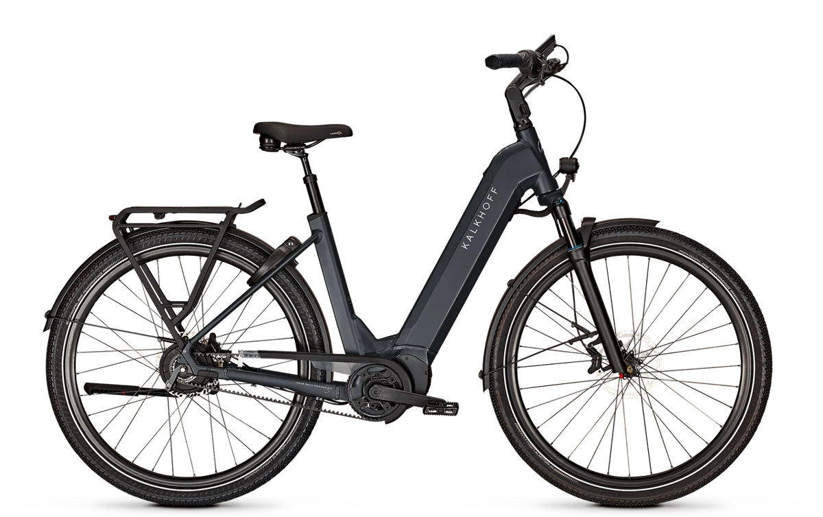carbon fahrrad e-bike damen Kalkhoff IMAGE 5 EXCITE+ schwarz | 625WH | E-Bike Damen Trekking