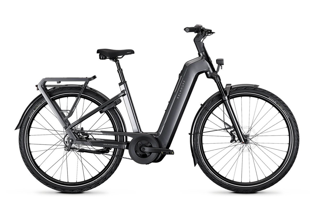 Kalkhoff IMAGE 5+ MOVE schwarz | 800WH | E-Bike Damen City | 2025 | Freilauf