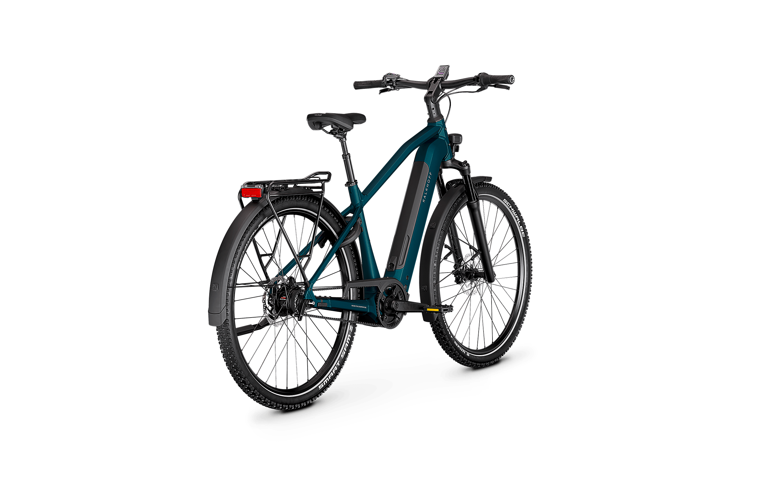Kalkhoff ENTICE 3 EXCITE BELT grün | 600WH | E-Bike Herren Trekking | 2026 | Freilauf