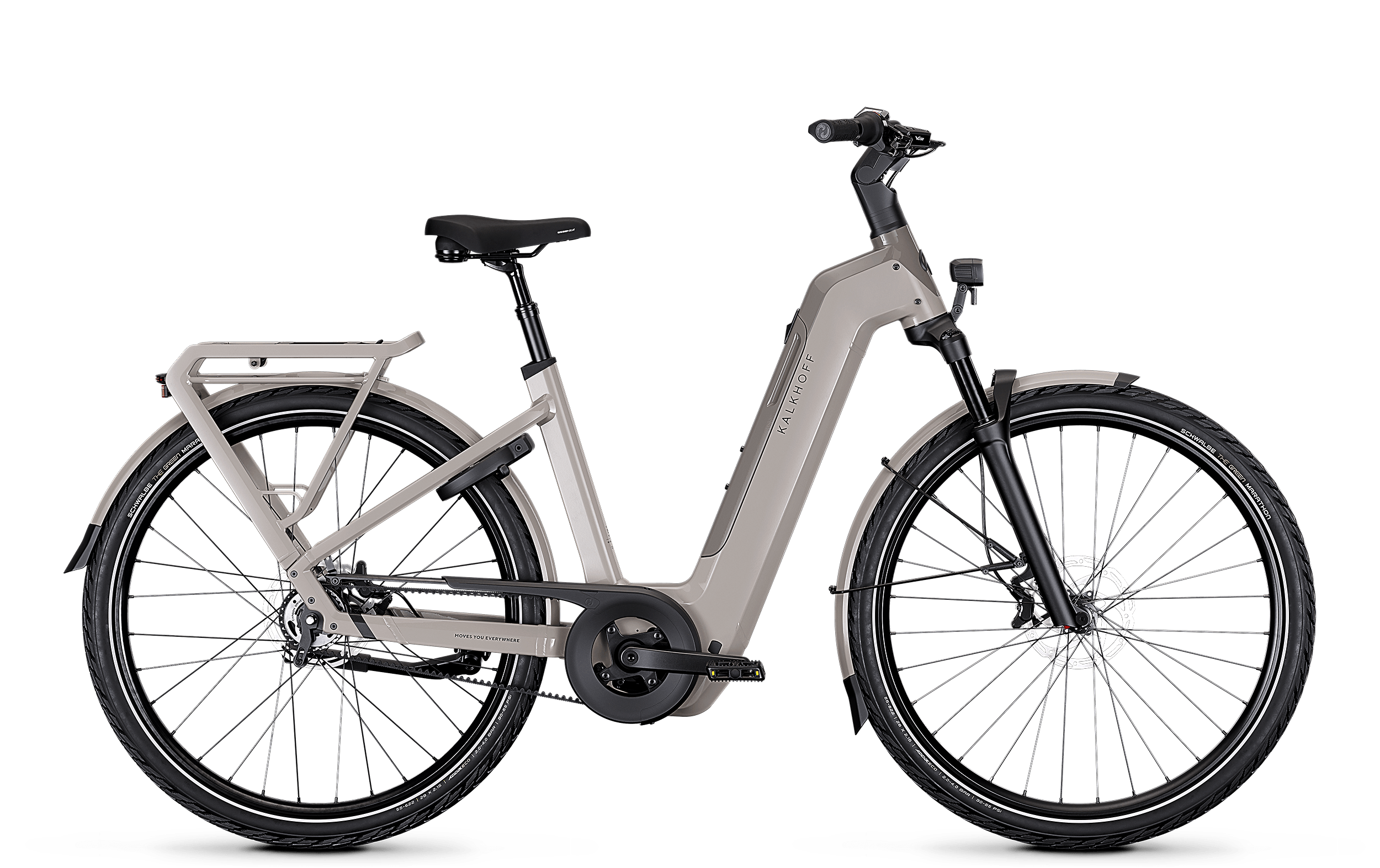 Kalkhoff IMAGE 5+ MOVE RT grau | 800WH | E-Bike Damen City | 2026 | Rücktritt