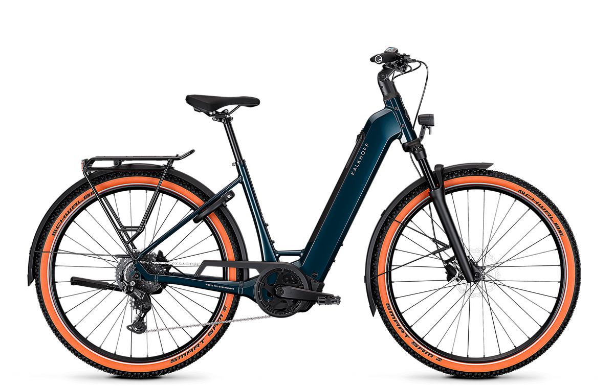 kalkhoff e bike damen 2019 ENTICE 3 ADVANCE blau | 600WH | E-Bike Trekking Category:E Bike_Shimano Deore SL M6100 IR  Direct Attach Box 6 Portionen Glas Framing Option:Rolled Canvas (No Frame)