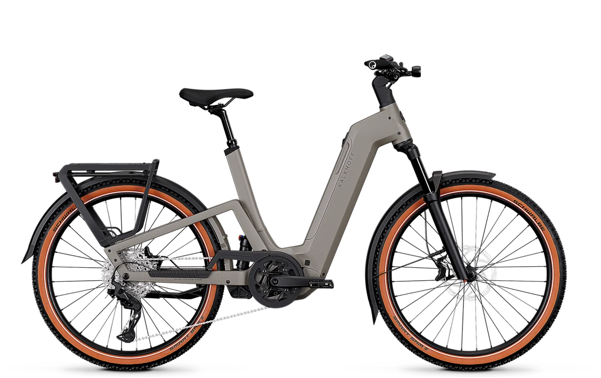 Kalkhoff ENTICE 7+ MOVE grau | 600WH | E-Bike Damen Trekking | 2026 | Kettenschaltung