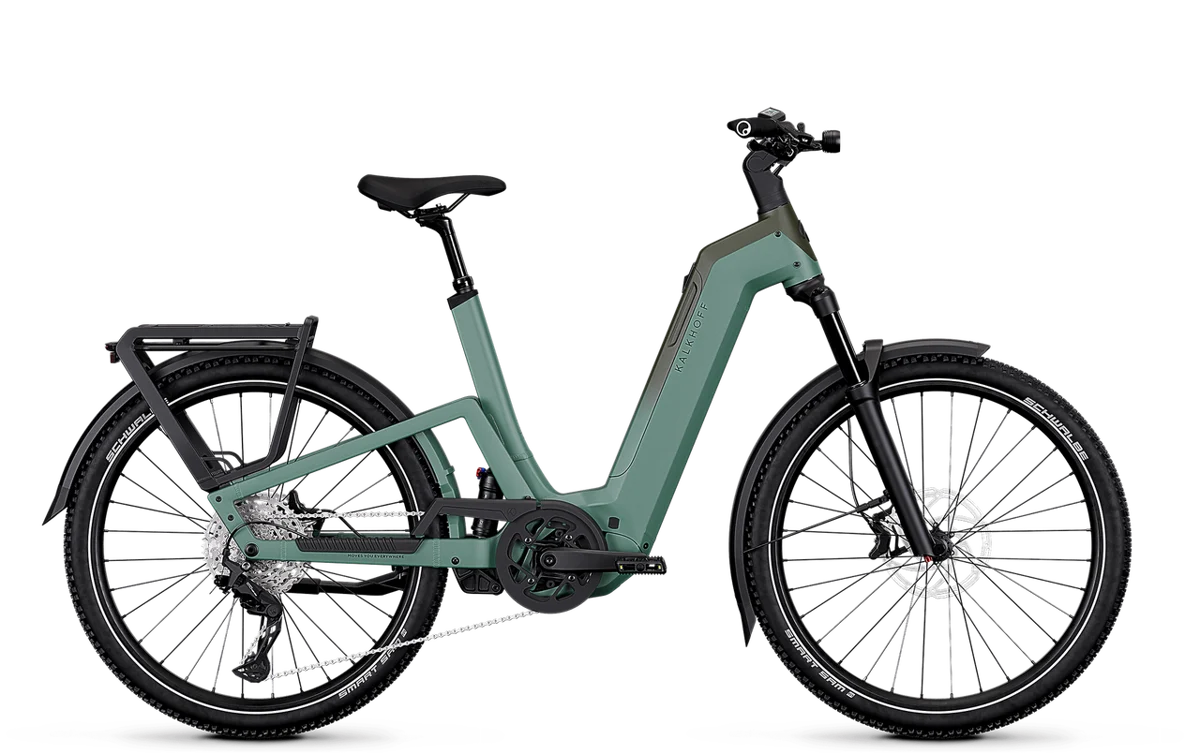 pedelec e-bike damen Kalkhoff ENTICE 7+ MOVE grün | 600WH | E-Bike Damen Trekking