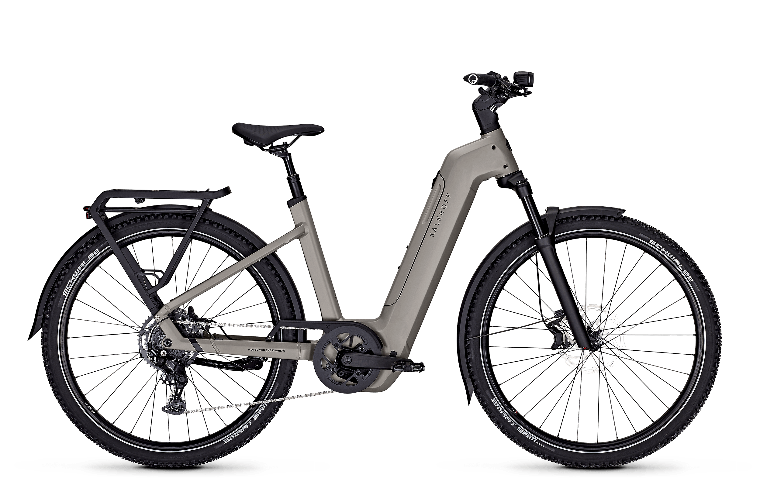 Kalkhoff ENTICE 5+ MOVE grau | 800WH | E-Bike Damen Trekking | 2026 | Kettenschaltung