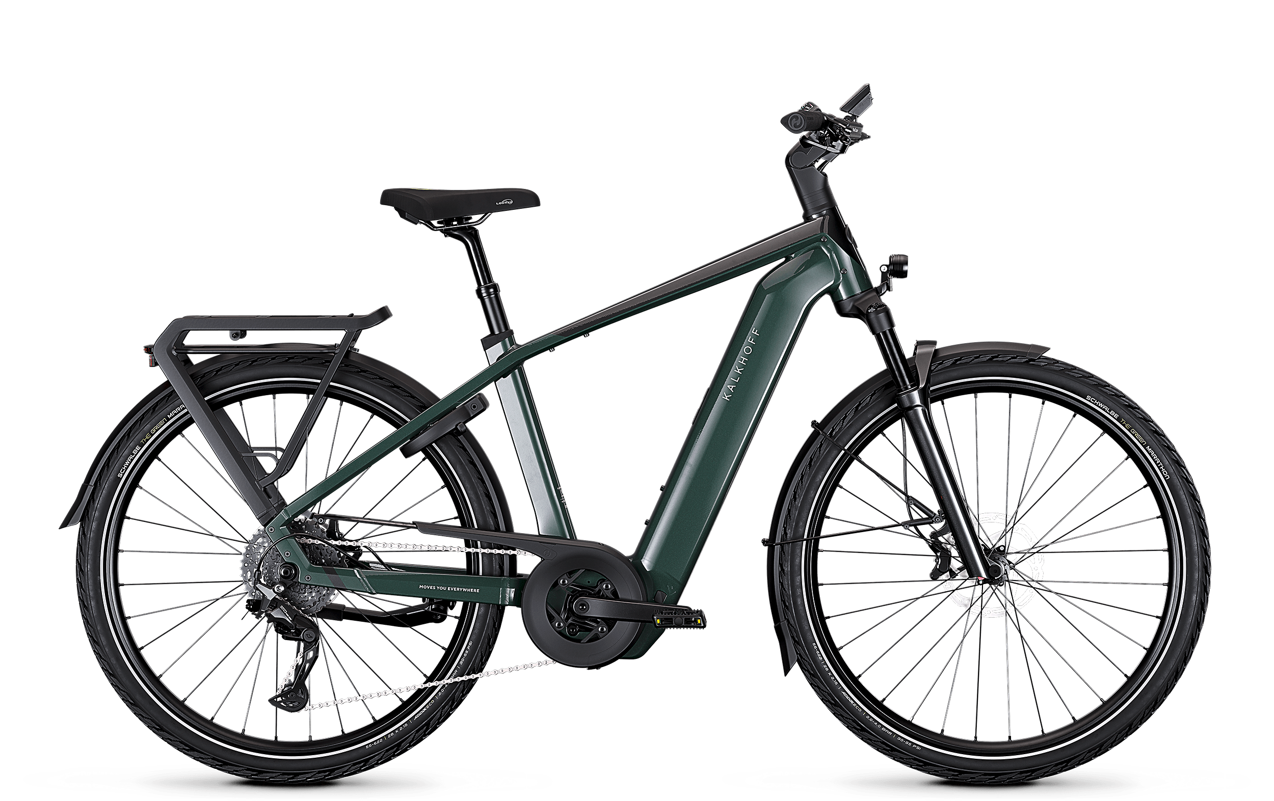 Kalkhoff ENDEAVOUR 5+ ADVANCE grün | 800WH | E-Bike Herren Trekking | 2026 | Kettenschaltung