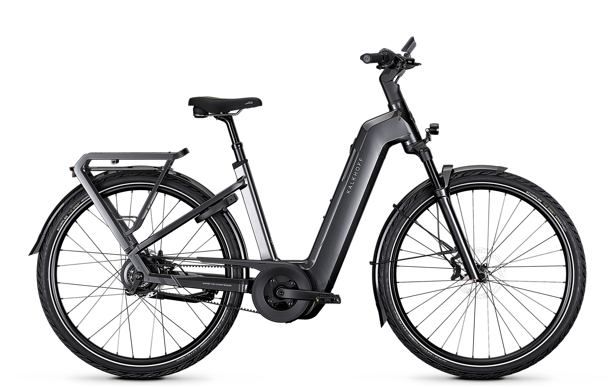 Kalkhoff IMAGE 5+ ADVANCE schwarz | 800WH | E-Bike Damen City | 2026 | Enviolo
