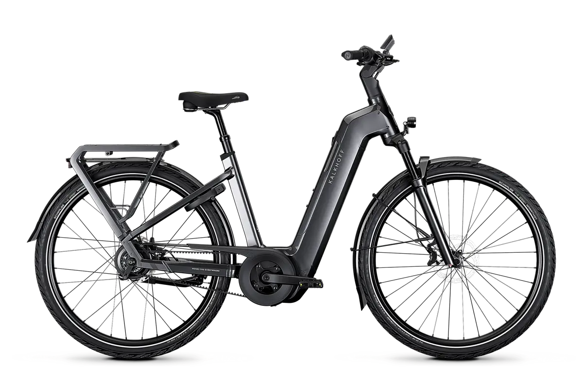 Kalkhoff IMAGE 5+ ADVANCE schwarz | 800WH | E-Bike Damen City | 2026 | Enviolo