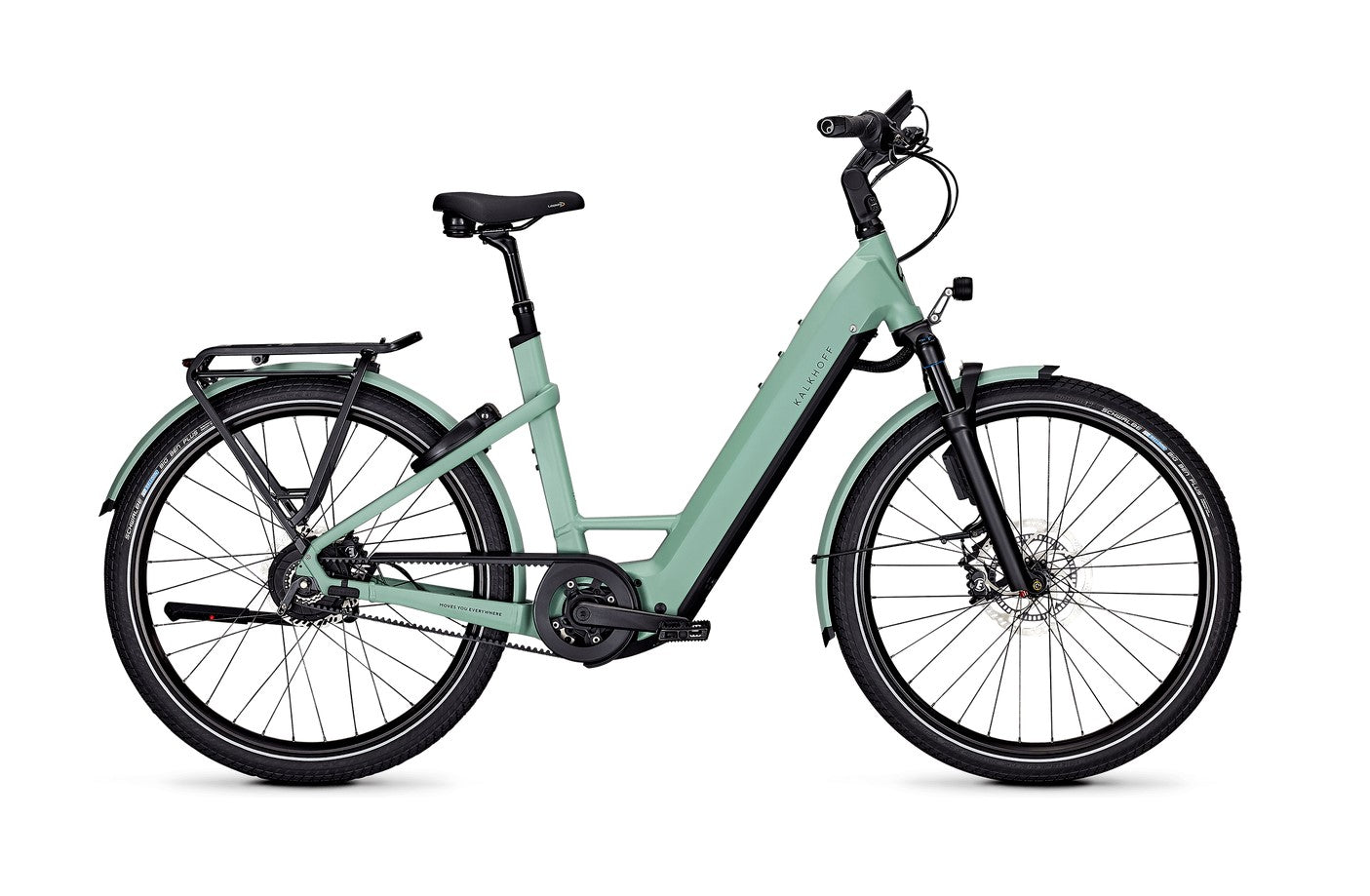 Kalkhoff IMAGE 7 EXCITE+ ABS grün | 750WH | E-Bike Damen Trekking | 2024 | Enviolo