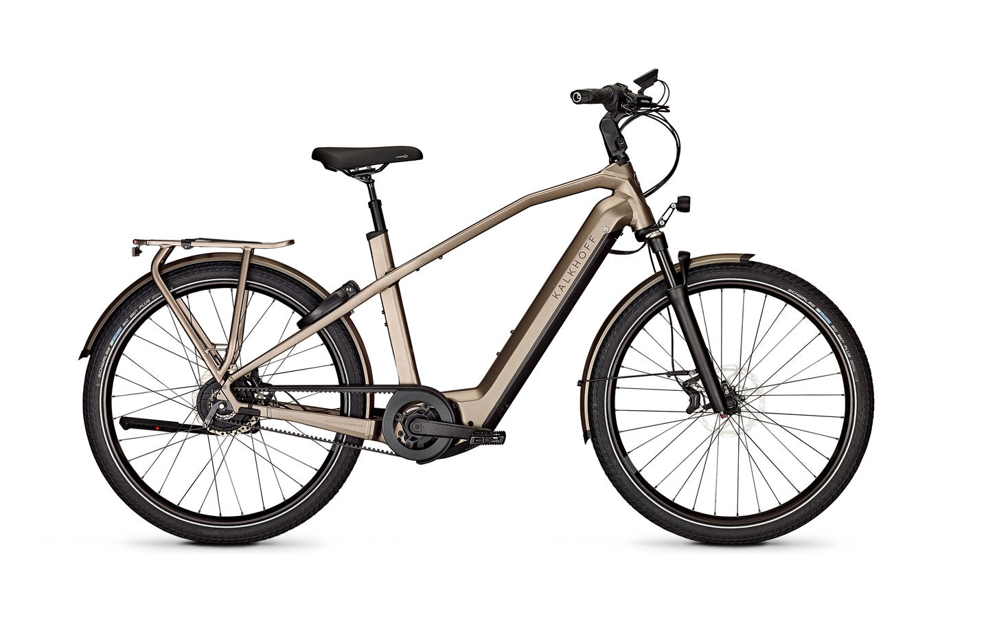 test e trekking bike 2024 Kalkhoff IMAGE 7.B EXCITE+ grau | 750WH | E-Bike Herren Trekking