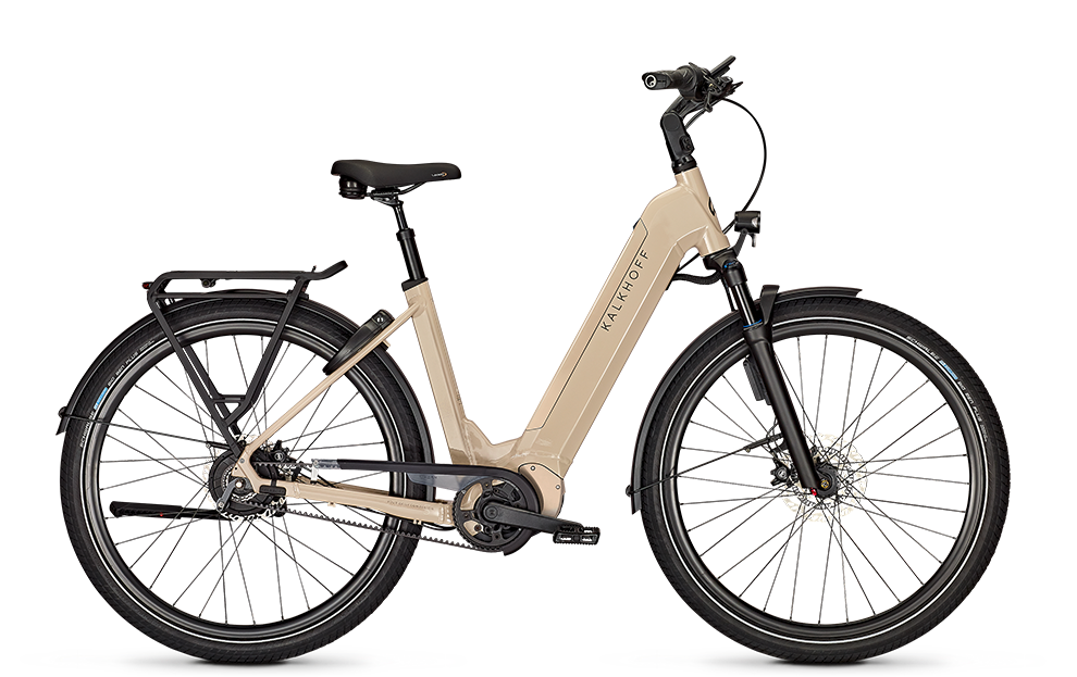 e bike damen beratung Kalkhoff IMAGE 5 EXCITE+ ABS beige | 625WH | E-Bike Damen Trekking