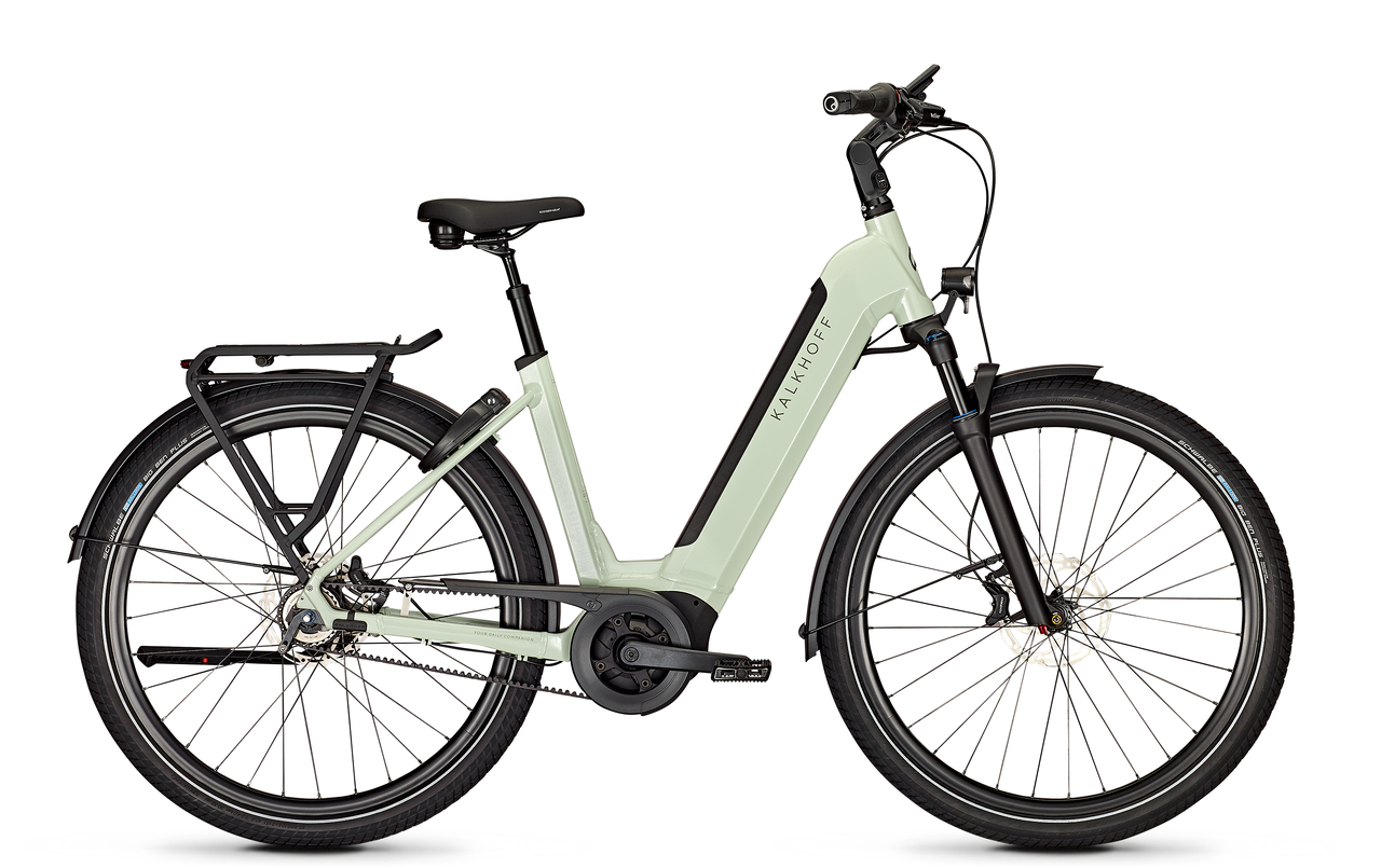 Kalkhoff IMAGE 5.B ADVANCE+ grau (hell) | 625WH | E-Bike Damen Trekking | 2024 | Freilauf