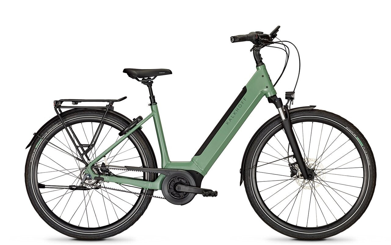 Kalkhoff IMAGE 3 EXCITE RT grün | 625WH | E-Bike Damen City | 2024