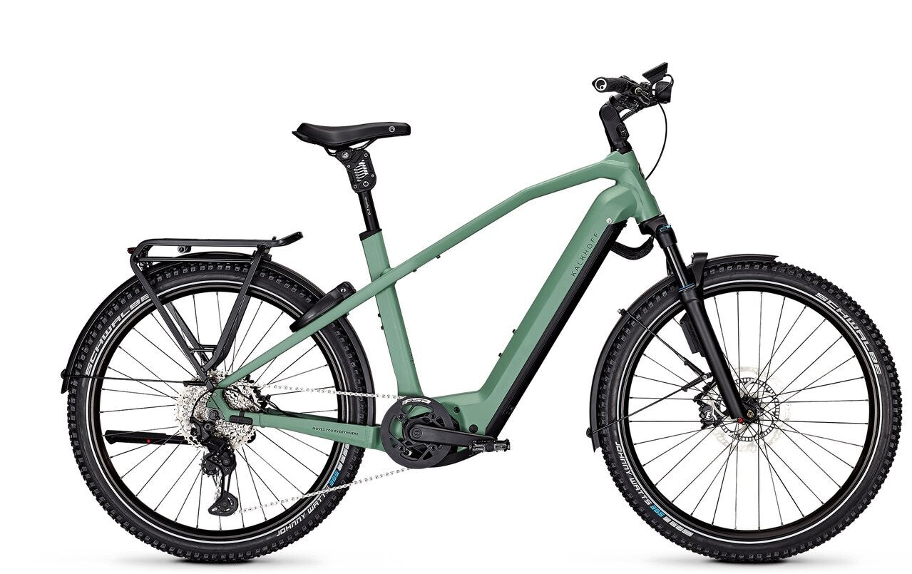 Kalkhoff ENTICE 7 ADVANCE+ ABS grün | 750WH | E-Bike Herren Trekking | 2025 | Kettenschaltung