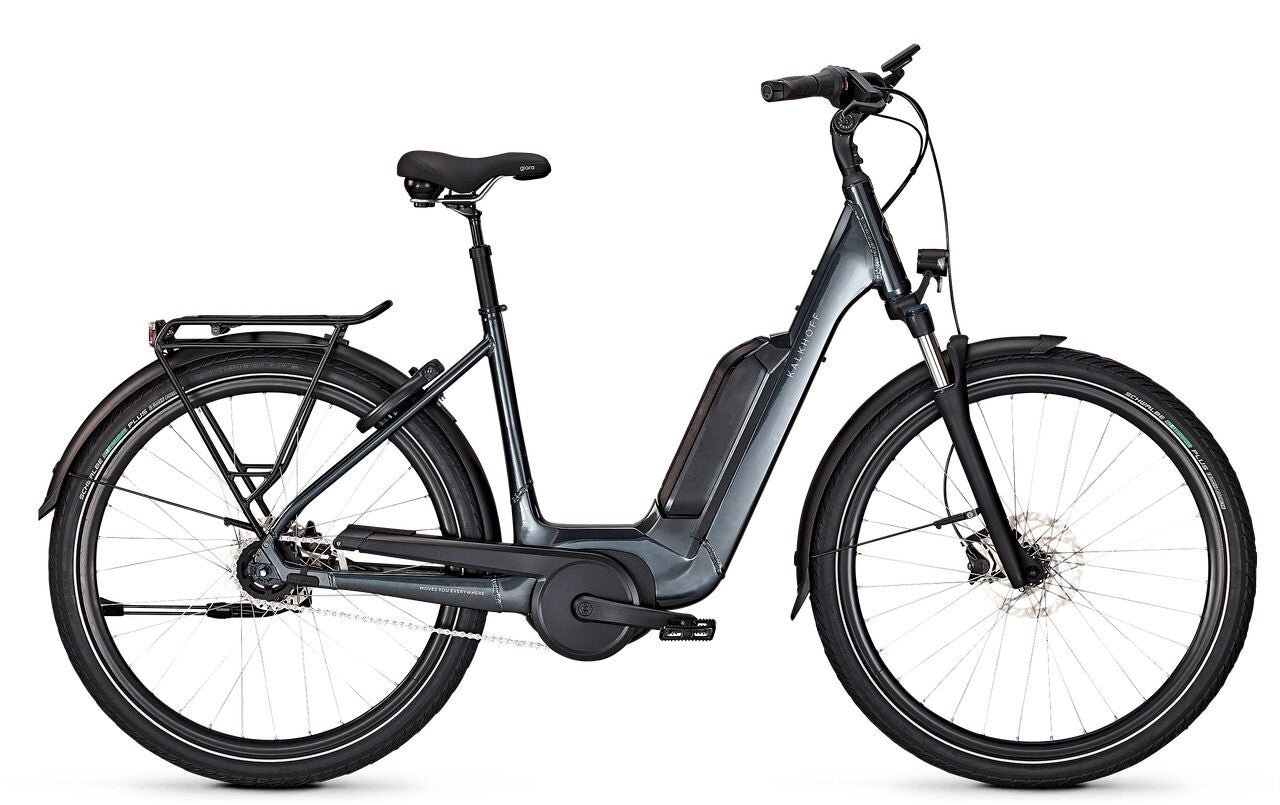 Kalkhoff IMAGE 1 XXL schwarz | 545WH | E-Bike Damen City | 2024 | Freilauf
