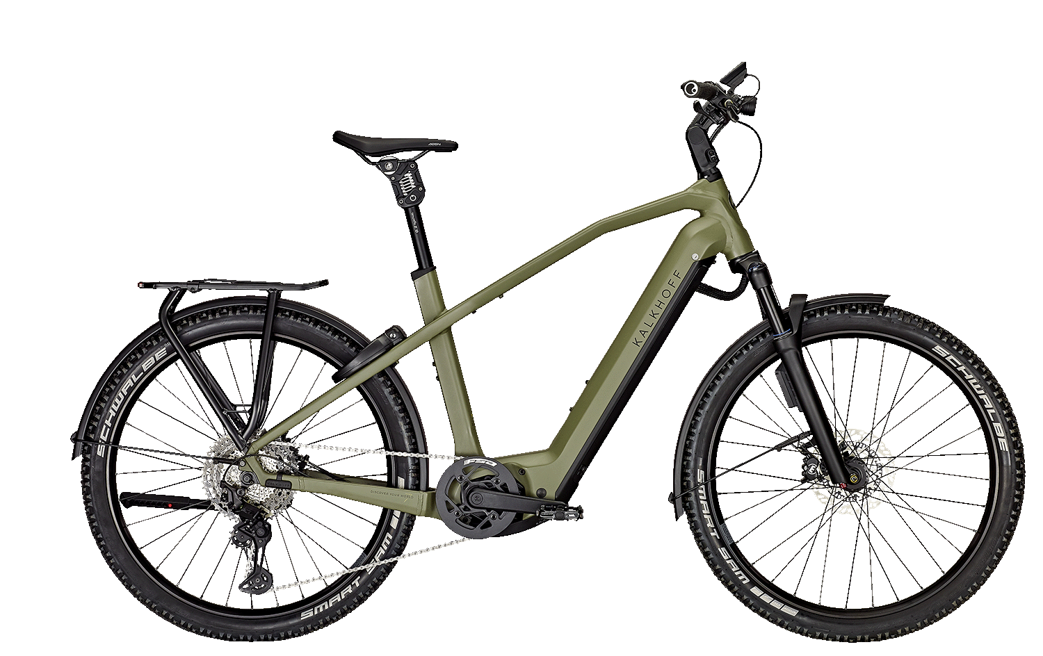 Kalkhoff ENTICE 7 ADVANCE+ ABS grün | 750WH | E-Bike Herren Trekking | 2023 | Kettenschaltung