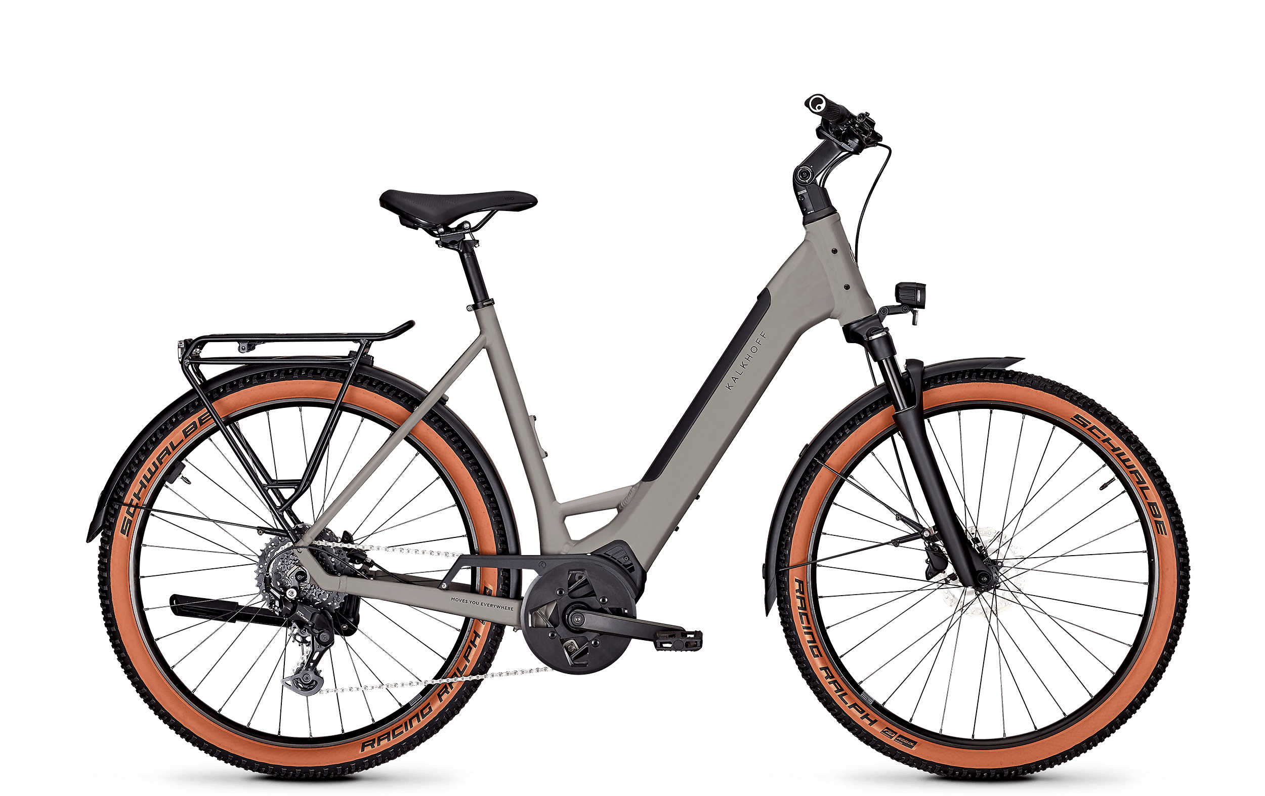 Kalkhoff ENTICE L ADVANCE grau | 400WH | E-Bike Damen Trekking | 2024 | Kettenschaltung