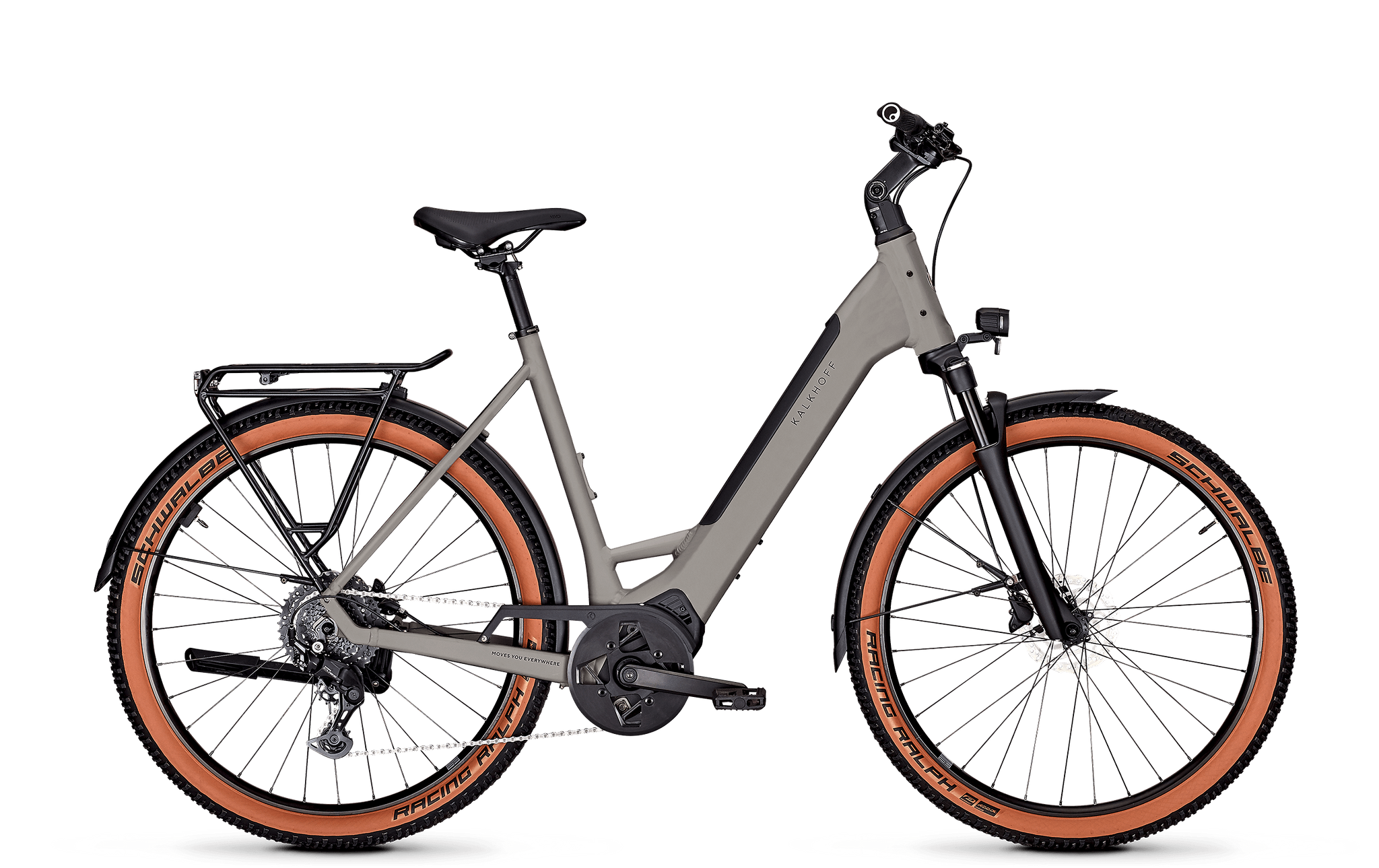 e bike damen design Kalkhoff ENTICE L ADVANCE grau | 400WH | E-Bike Damen Trekking