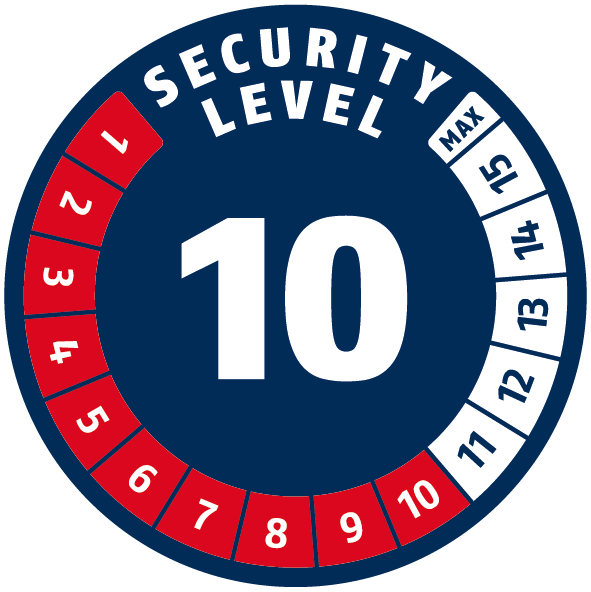 Abus Faltschloss Bordo One 6000A/120 schwarz + Halter SH