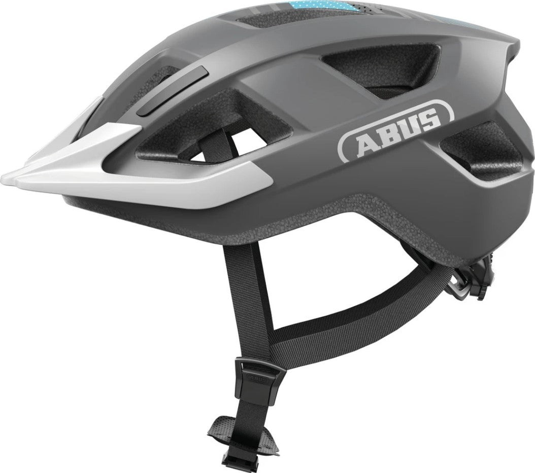 abus fahrradhelm anleitung Abus Helm Aduro 3.0 LED race grey L 58-62 cm