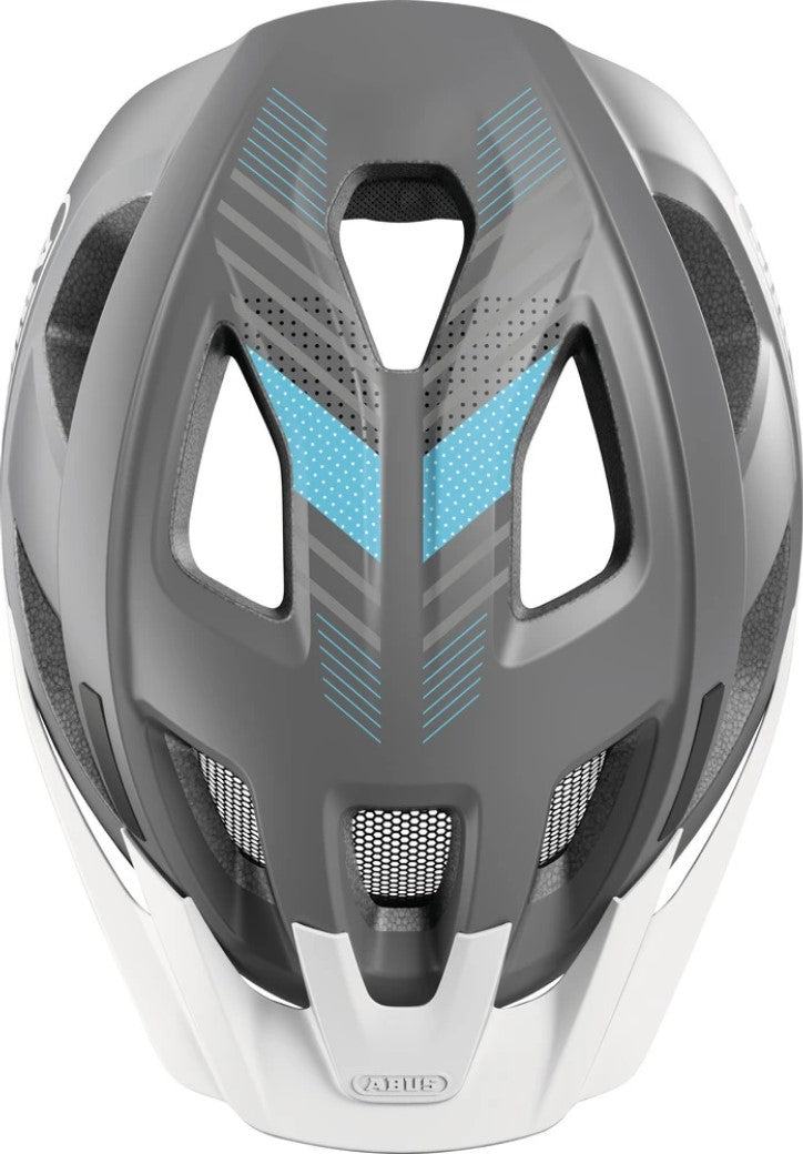Abus Helm Aduro 3.0 LED race grey L 58-62 cm