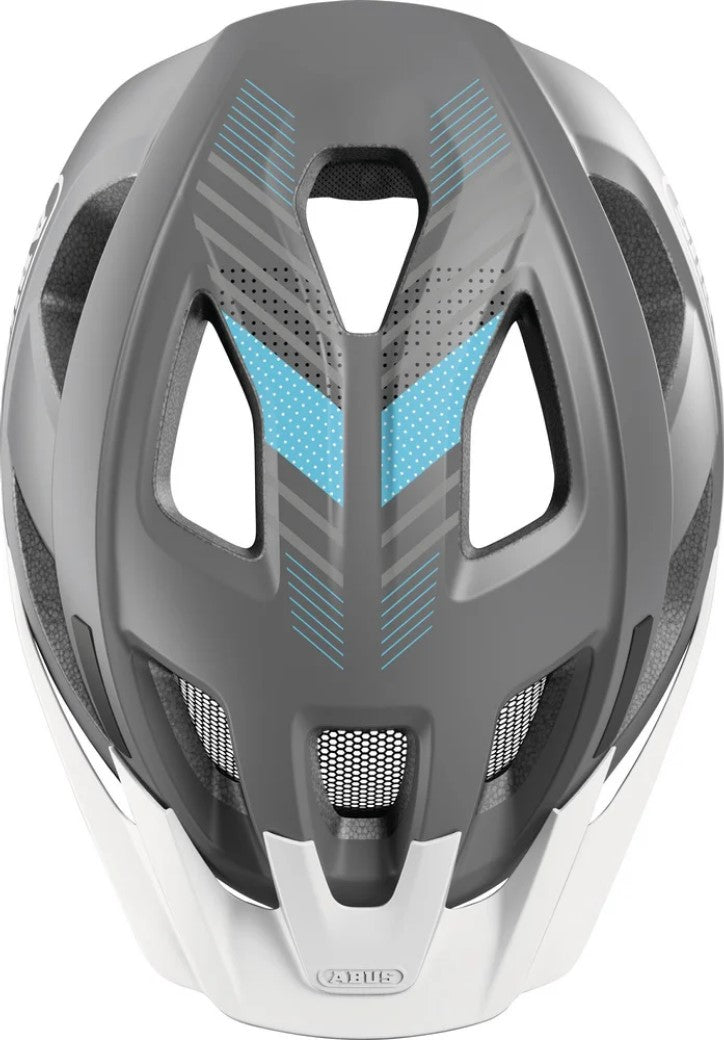 Abus Helm Aduro 3.0 LED race grey M 52-58 cm