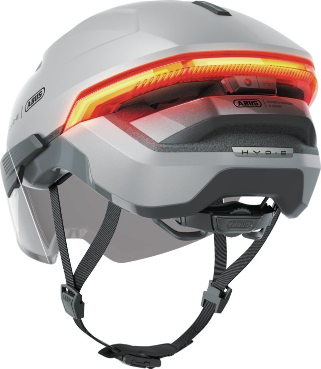 Abus Helm HYP-E ACE silber S 51-55cm