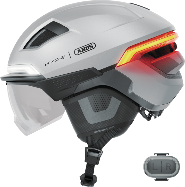 Abus Helm HYP-E ACE silber L 57-61cm