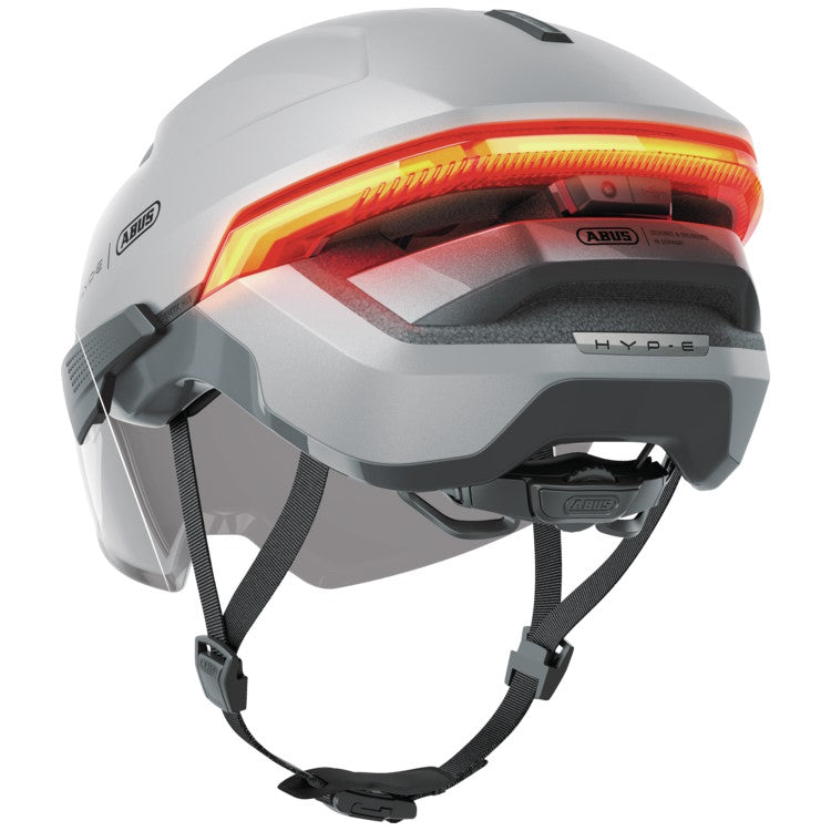 Abus Helm HYP-E BL.ACE gleam silver L 57-61cm