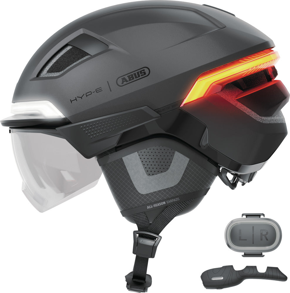 fahrradhelm größe 51 ABUS HELM HYP-E BL.ACE anthrazit S 51-55cm