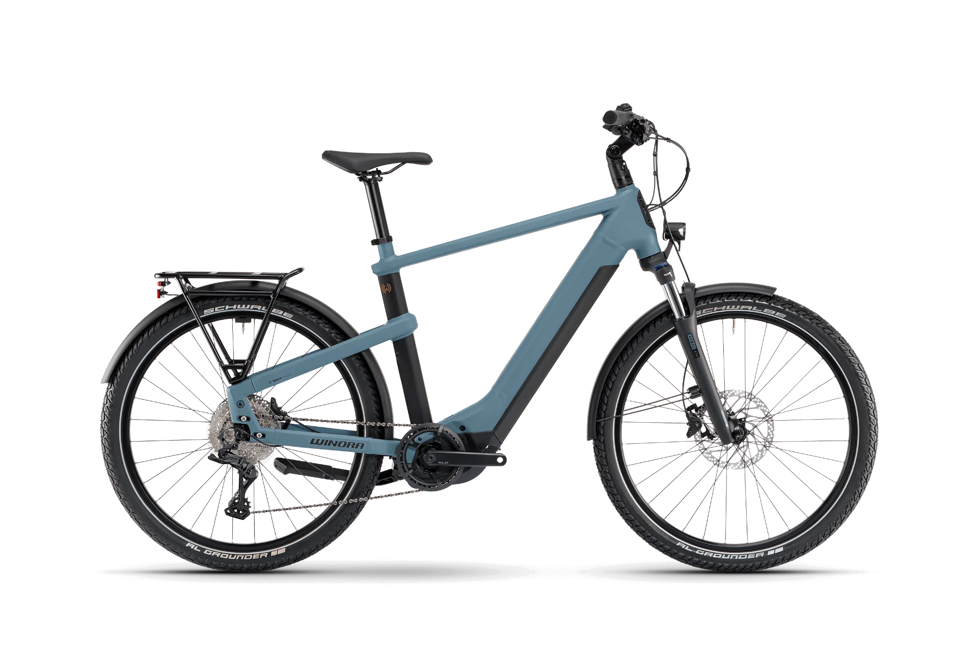 Winora Yakun X10 blau | 750WH | E-Bike Herren Trekking | 2024 | Kettenschaltung