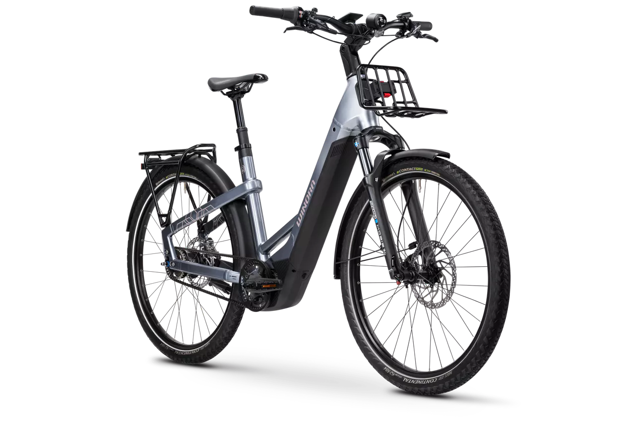 Winora Yakun R5 Pro grau | 800WH | E-Bike Damen City | 2025 | Freilauf