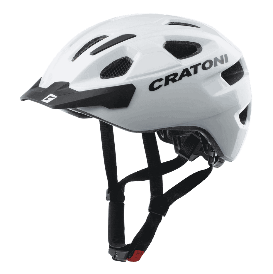 CRATONI HELM C-Swift / white glossy / UNI 53-59cm