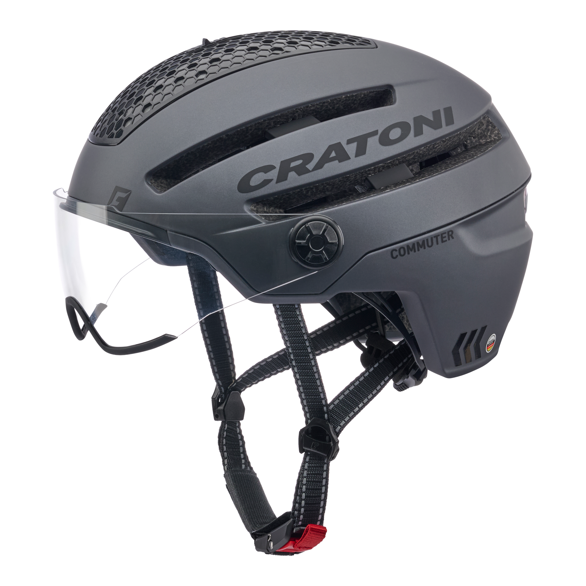Cratoni Pedelec Helm Commuter grau Gr. M/L 58cm - 61cm