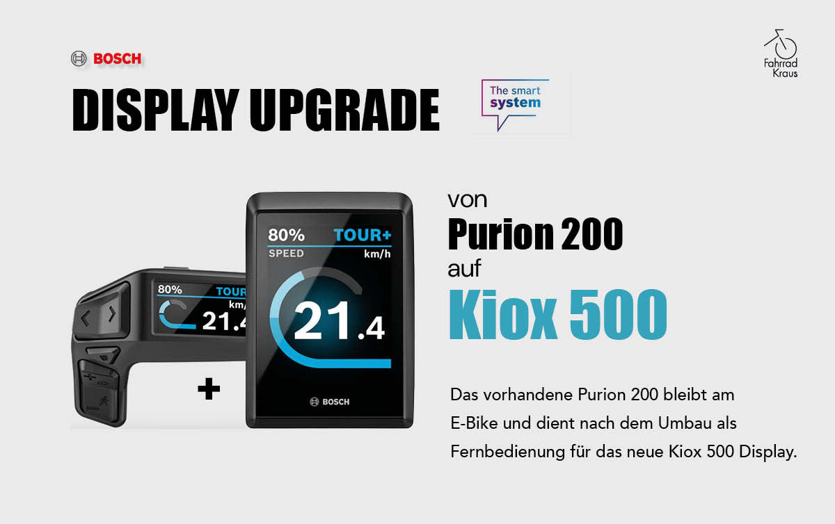 Display Upgrade von Purion 200 auf Kiox 500