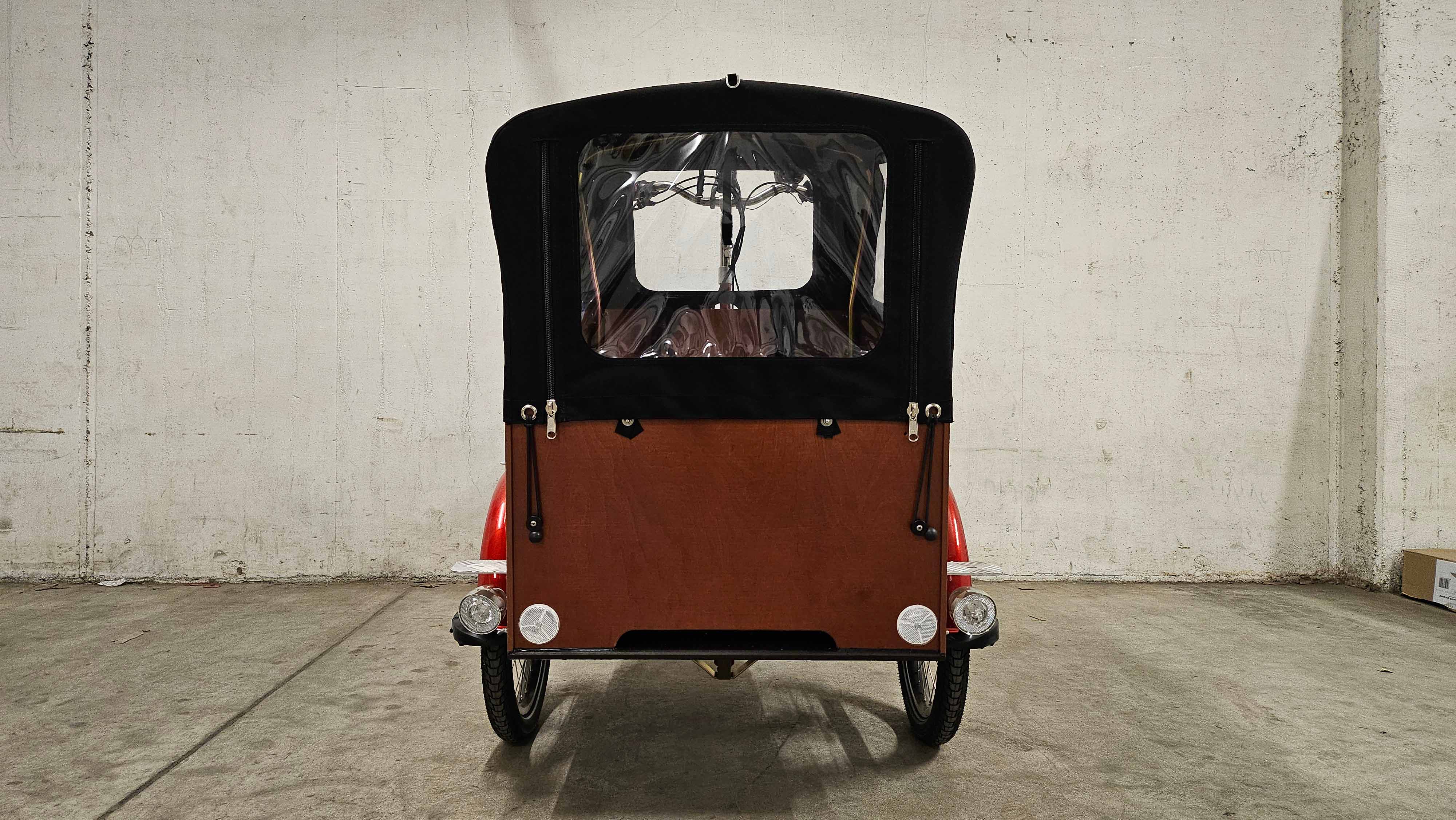 Bakfiets Trike Wide Cruiser Steps rot | 500WH | E-Lastenrad | 2024 | Freilauf