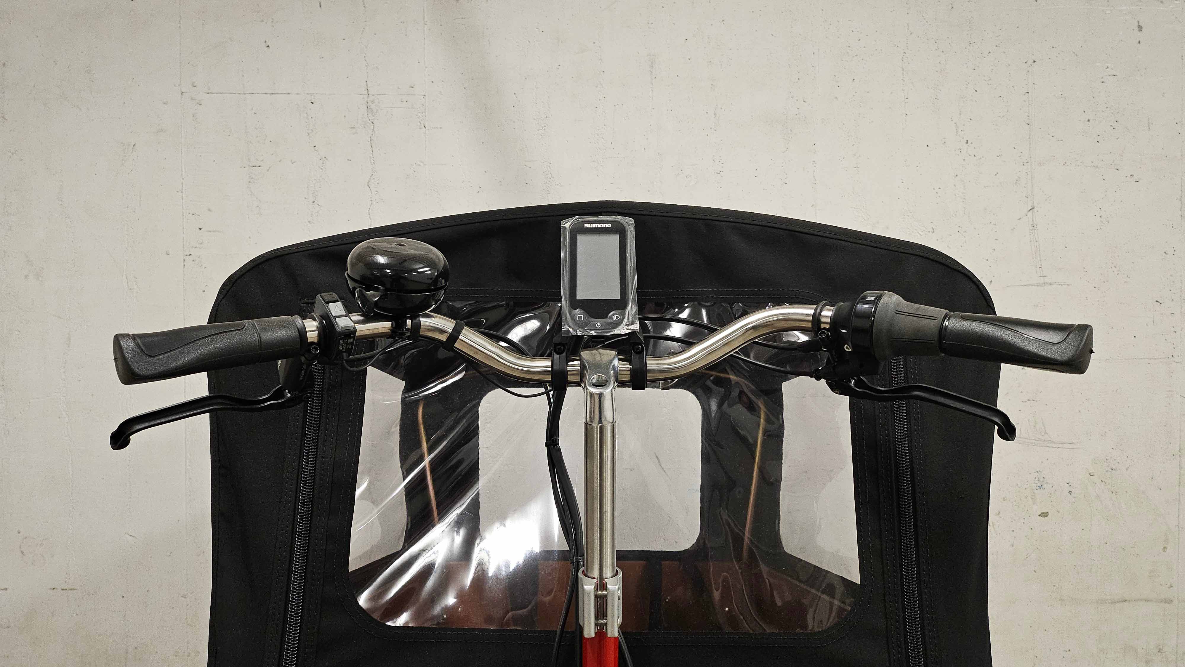 Bakfiets Trike Wide Cruiser Steps rot | 500WH | E-Lastenrad | 2024 | Freilauf