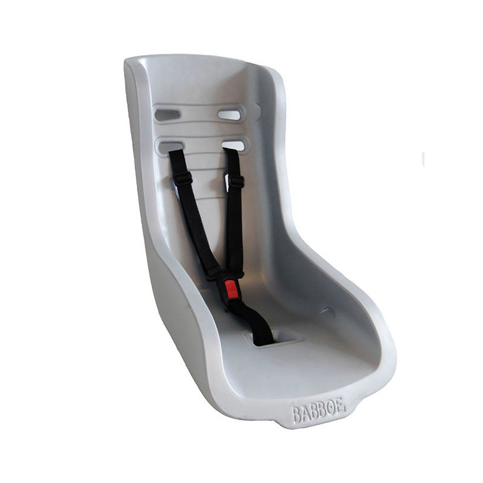 Babboe Kleinkindersitz grau, inkl. Gurte