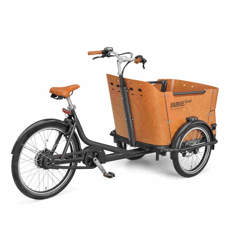 Babboe Curve Mountain schwarz | 500WH | E-Lastenrad | 2026 | Enviolo
