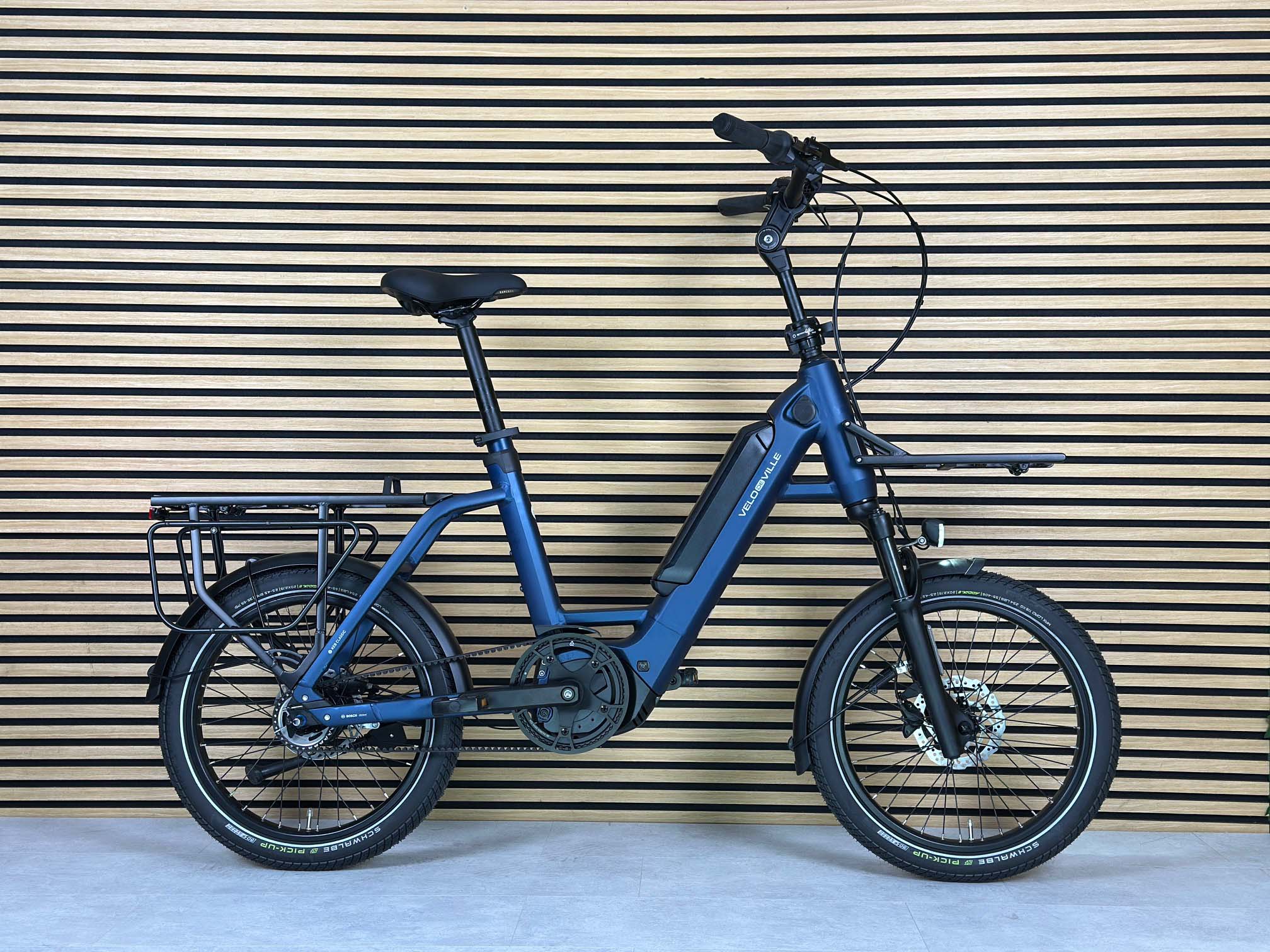 Velo de Ville KEB CLASSIC FL 20 Zoll blau | 400WH | E-Bike Kompakt